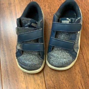Puma Toddler purple sparkly sneakers size 5